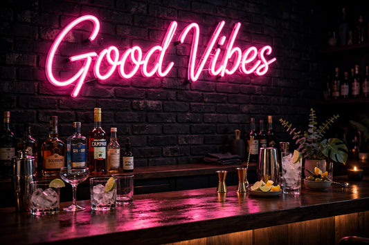 Good Vibes Bar Neon Sign